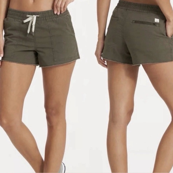 Vuori Pants - Vuori Women’s Vintage Ripstop Shorts In Oregano Green